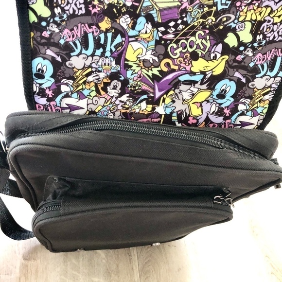 Disney, Bag, Pin Trading Bag, Disney, Mickey Mouse, Shoulder Bag, Good Condition - Picture 11 of 16